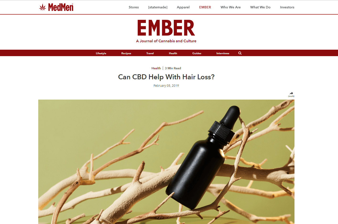 EMERA CBD Hair Care | Press | MedMen
