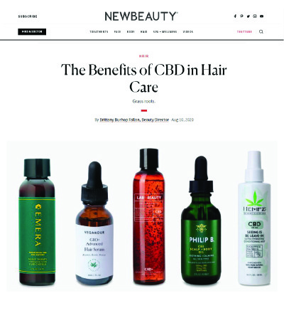 EMERA CBD Hair Care | Press | Beauty - Stoned